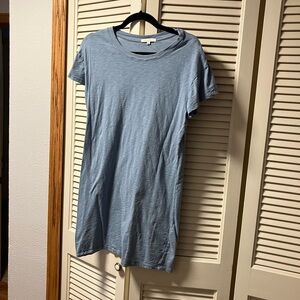 Light blue z supply t-shirt dress